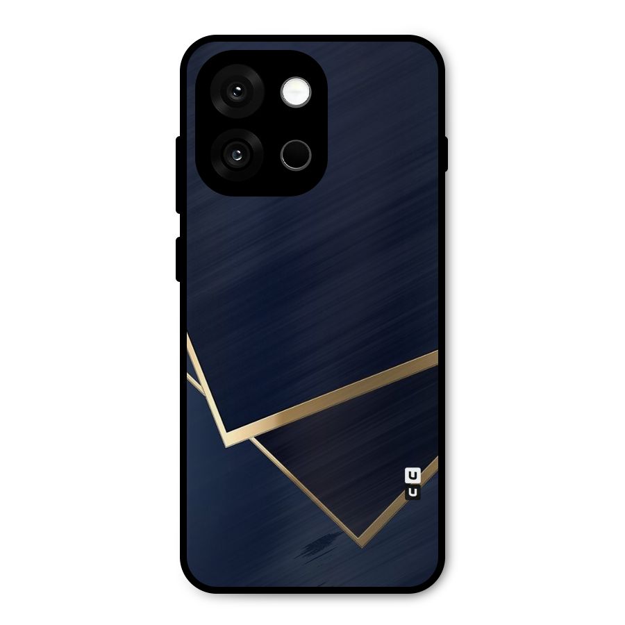 Gold Corners Metal Back Case for OnePlus 13s