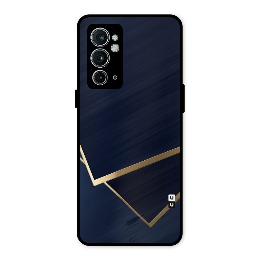Gold Corners Metal Back Case for OnePlus 9RT 5G
