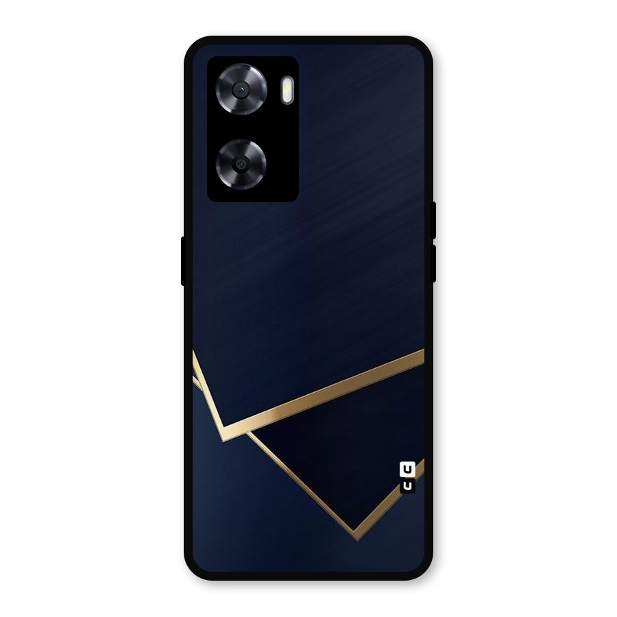 Gold Corners Metal Back Case for OnePlus Nord N20 SE