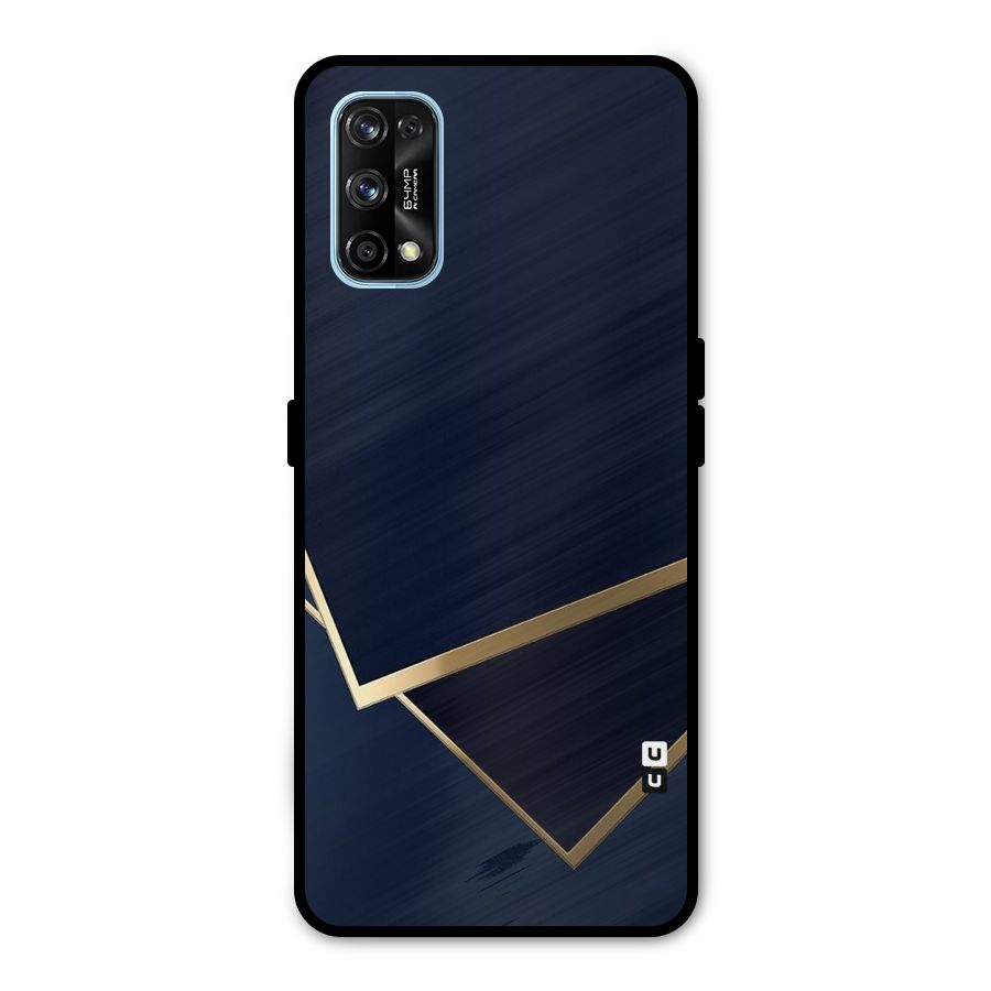 Gold Corners Metal Back Case for Realme 7 Pro
