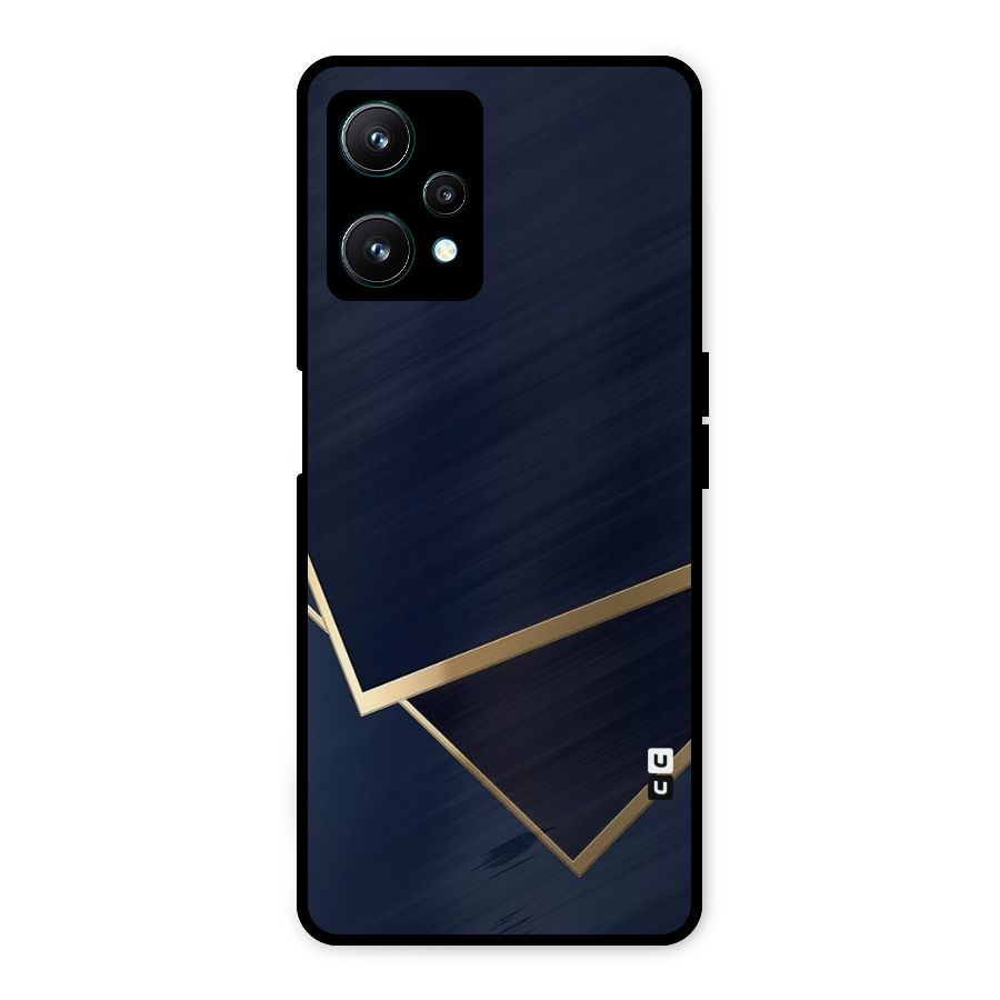 Gold Corners Metal Back Case for Realme 9 Pro 5G