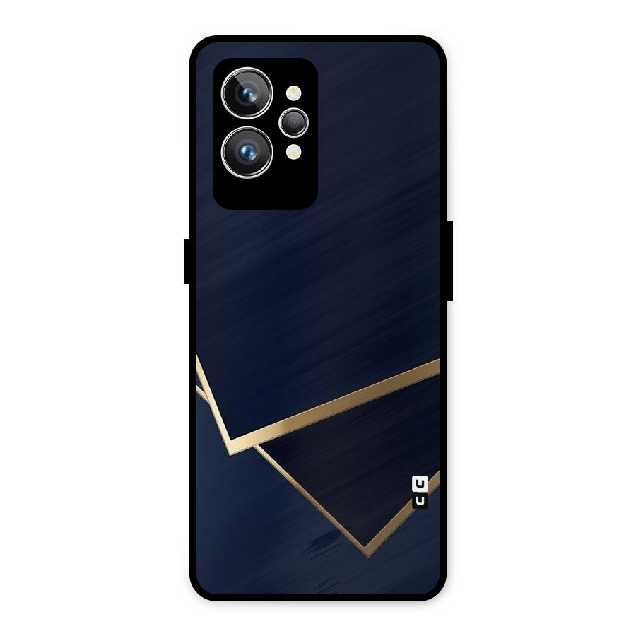 Gold Corners Metal Back Case for Realme GT2 Pro