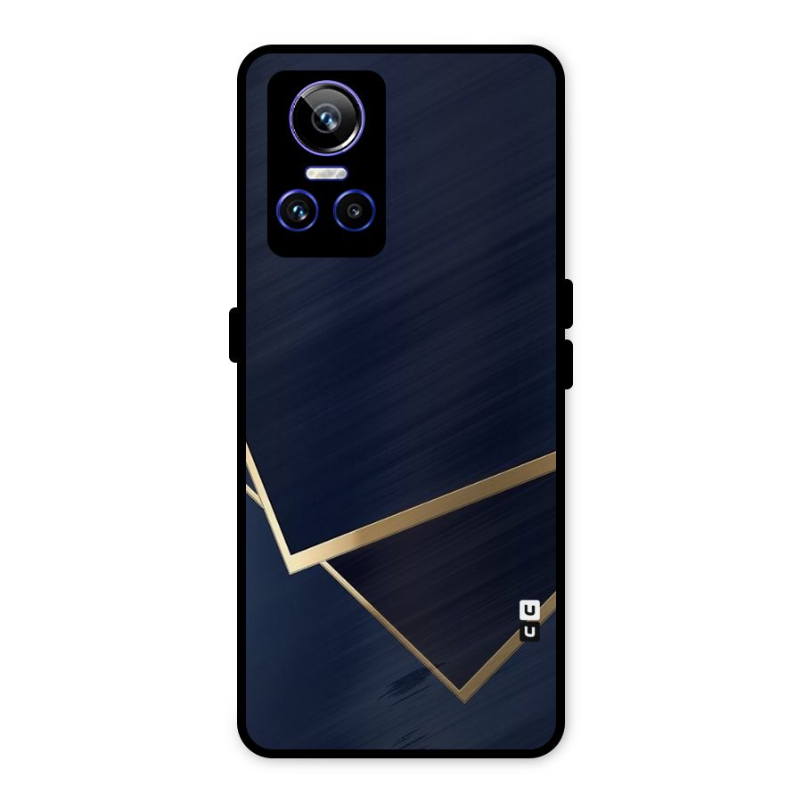Gold Corners Metal Back Case for Realme GT Neo 3