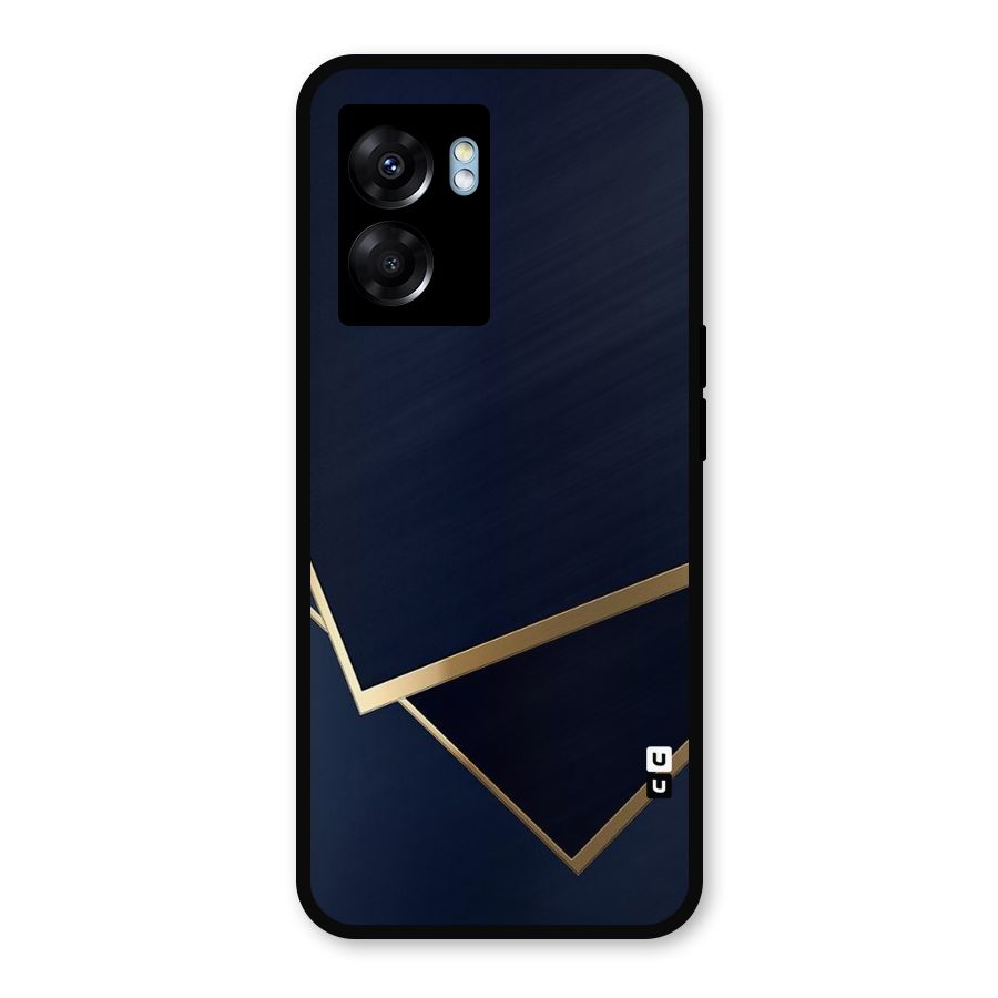 Gold Corners Metal Back Case for Realme Narzo 50 5G