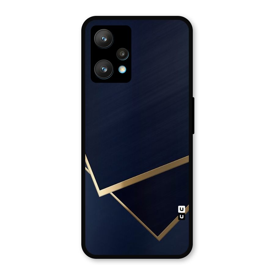 Gold Corners Metal Back Case for Realme Narzo 50 Pro