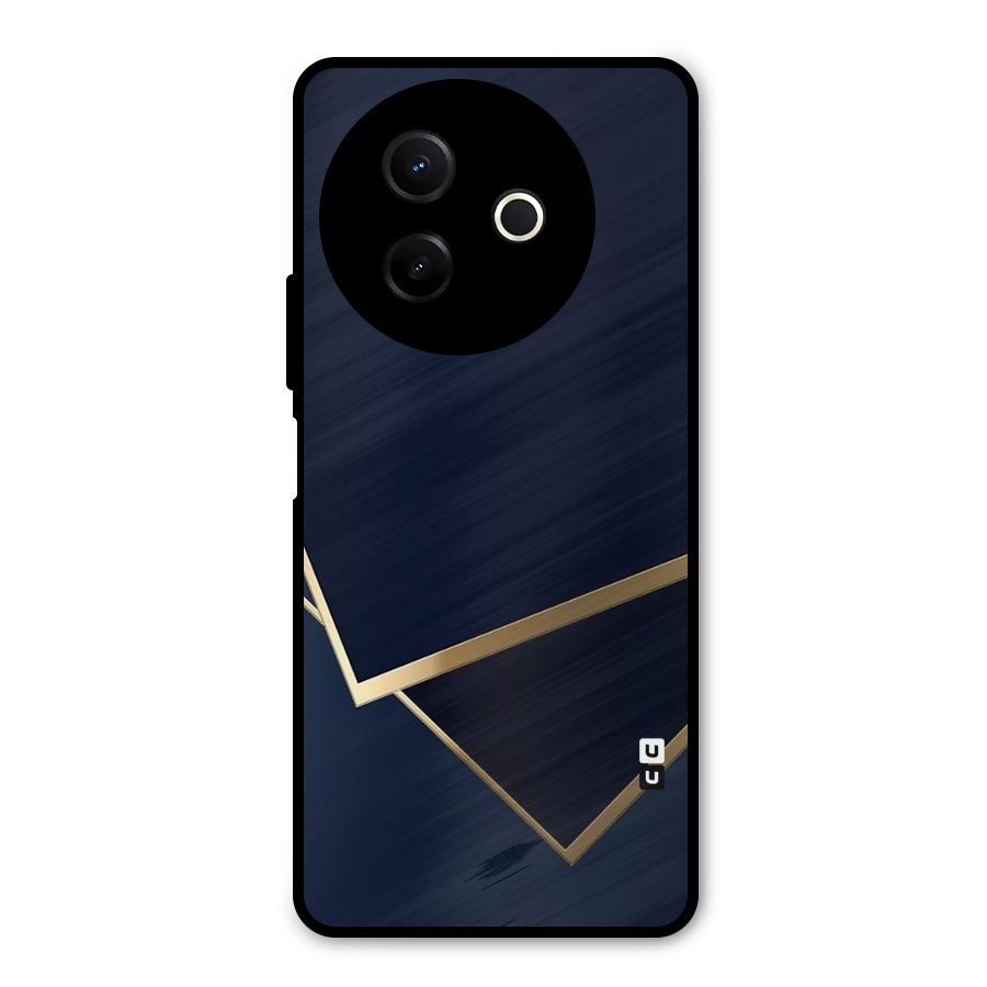 Gold Corners Metal Back Case for Vivo Y39