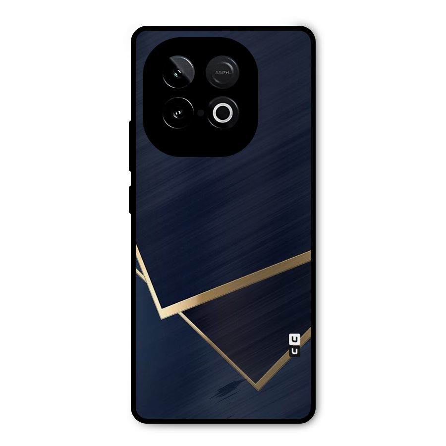 Gold Corners Metal Back Case for iQOO Neo 10