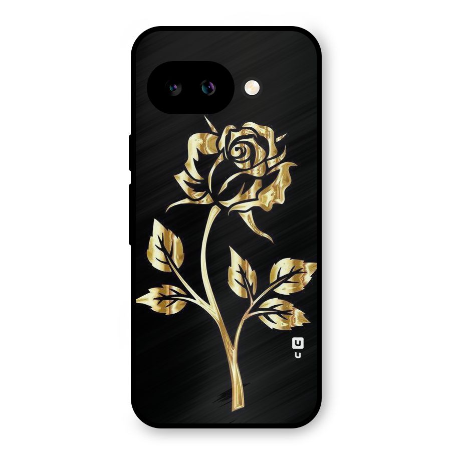 Gold Rose Metal Back Case for Google Pixel 9a