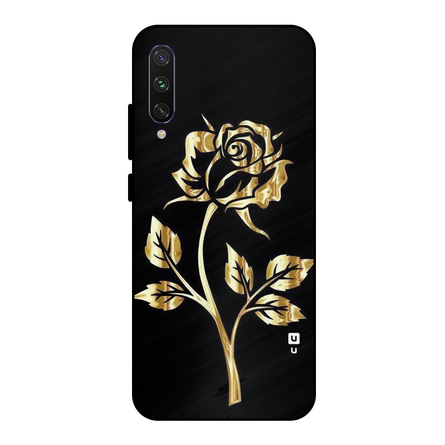 Gold Rose Metal Back Case for Mi A3
