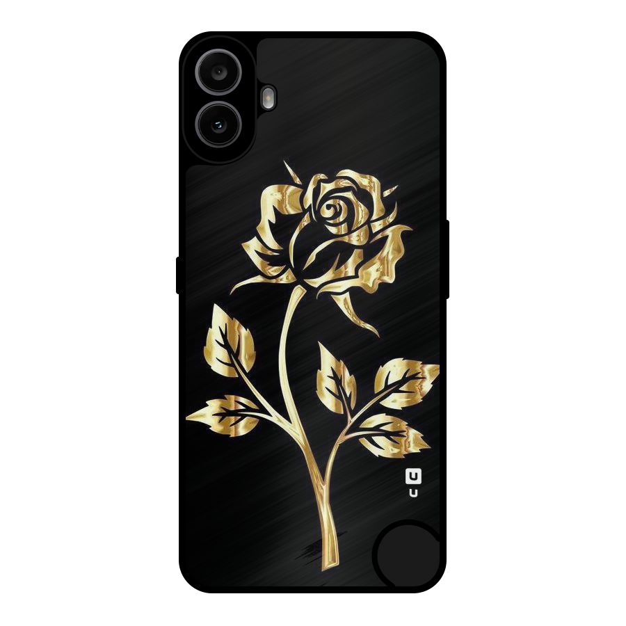 Gold Rose Metal Back Case for Nothing CMF Phone 1
