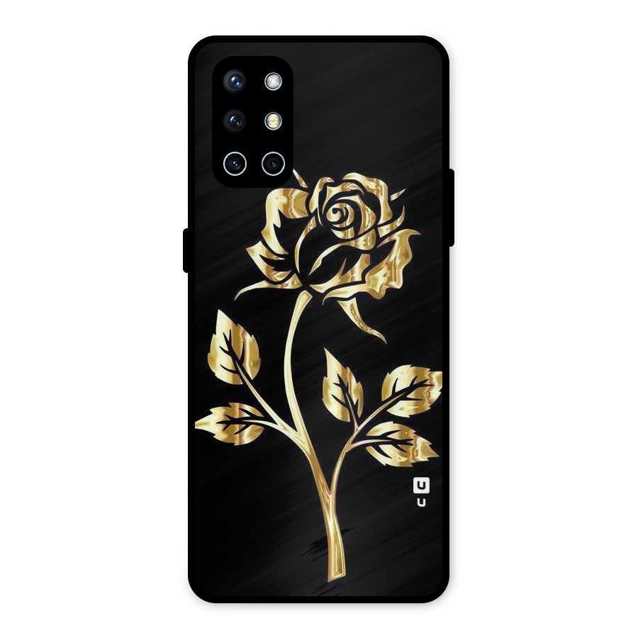 Gold Rose Metal Back Case for OnePlus 9R