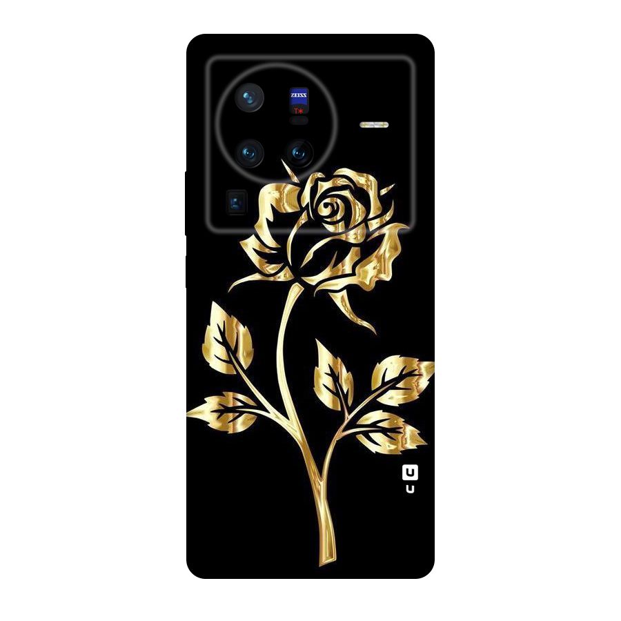 Gold Rose Original Polycarbonate Back Case for Vivo X80