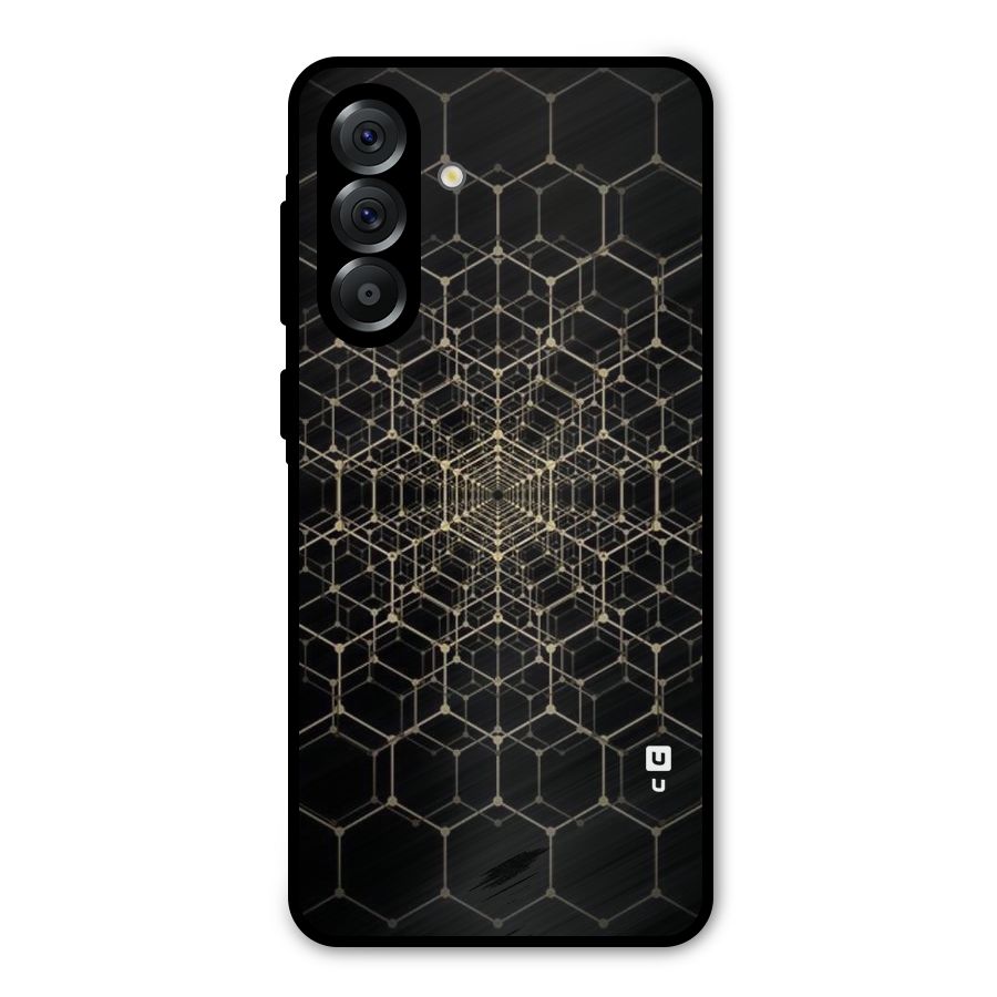 Gold Web Metal Back Case for Galaxy A36