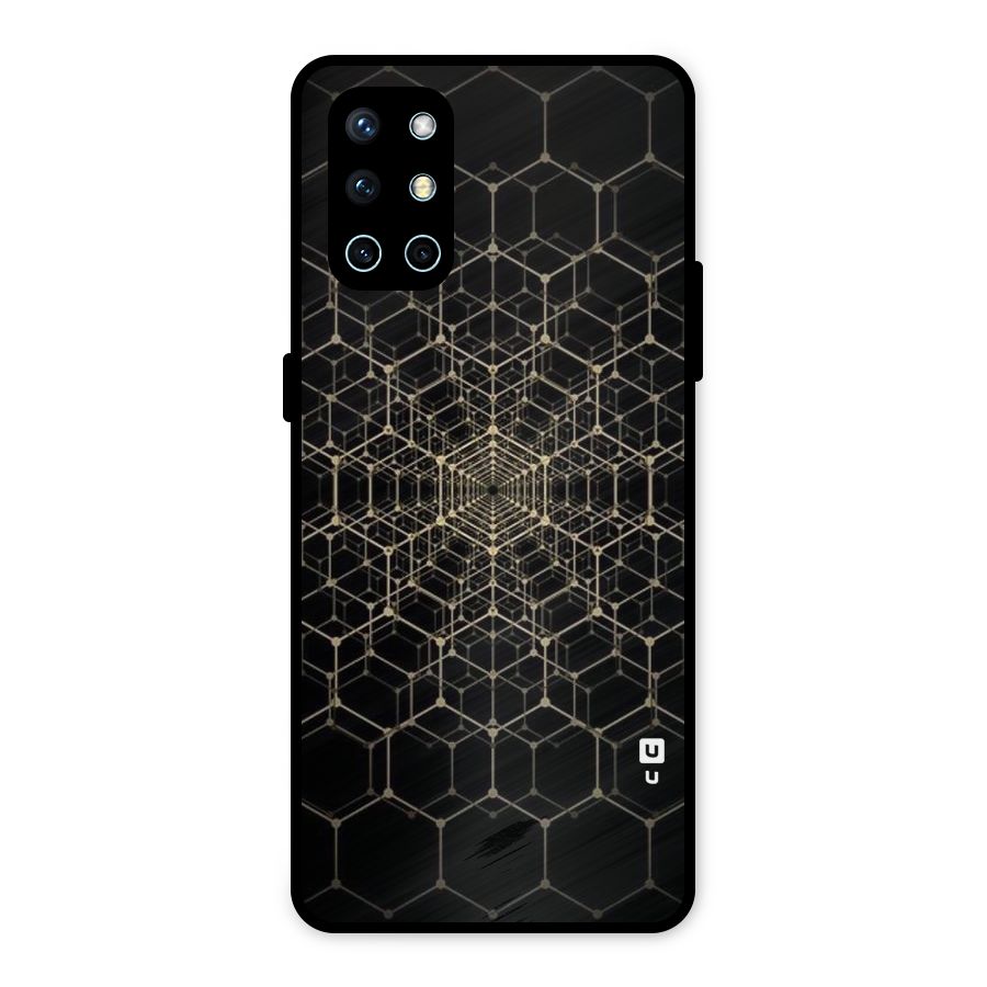 Gold Web Metal Back Case for OnePlus 9R