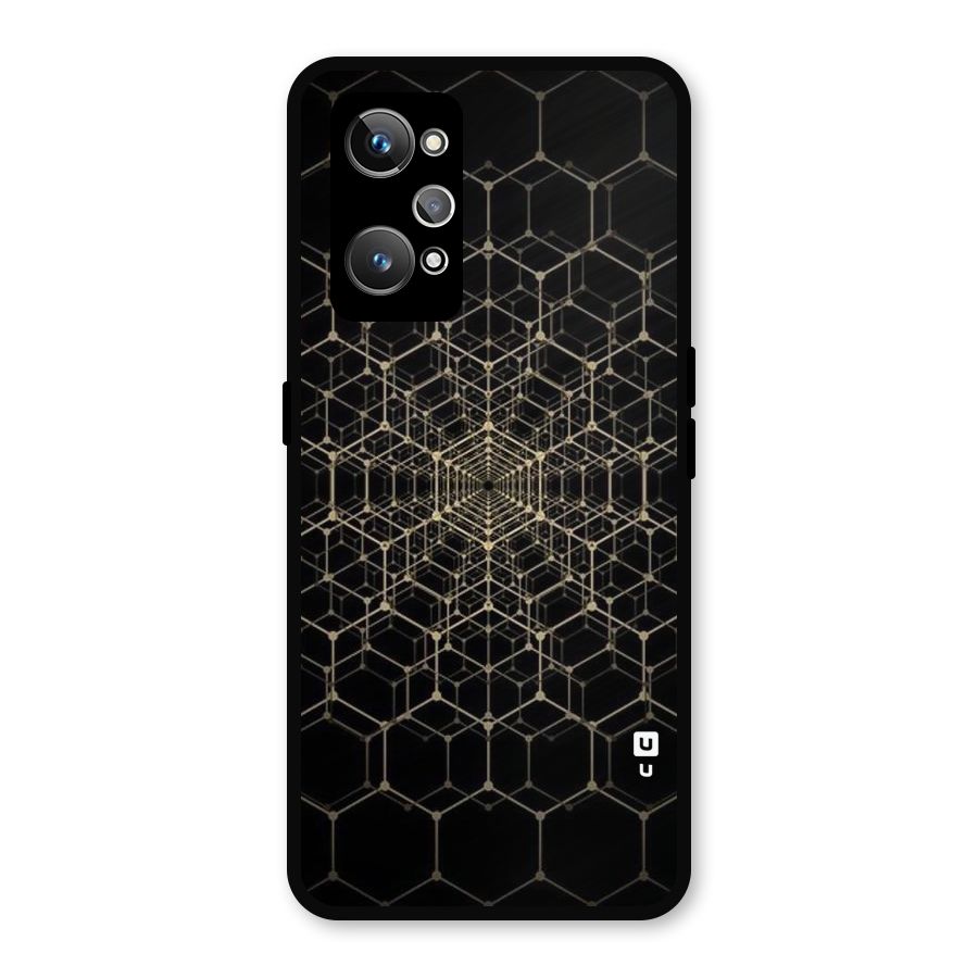 Gold Web Metal Back Case for Realme GT 2