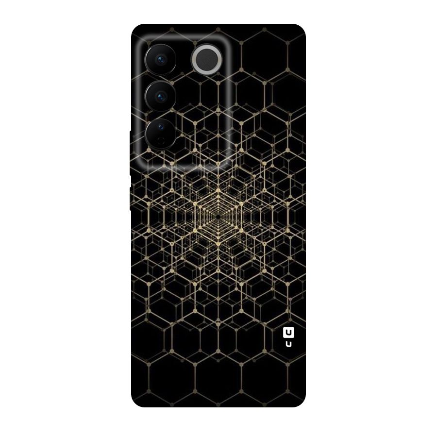 Gold Web Original Polycarbonate Back Case for Vivo V27