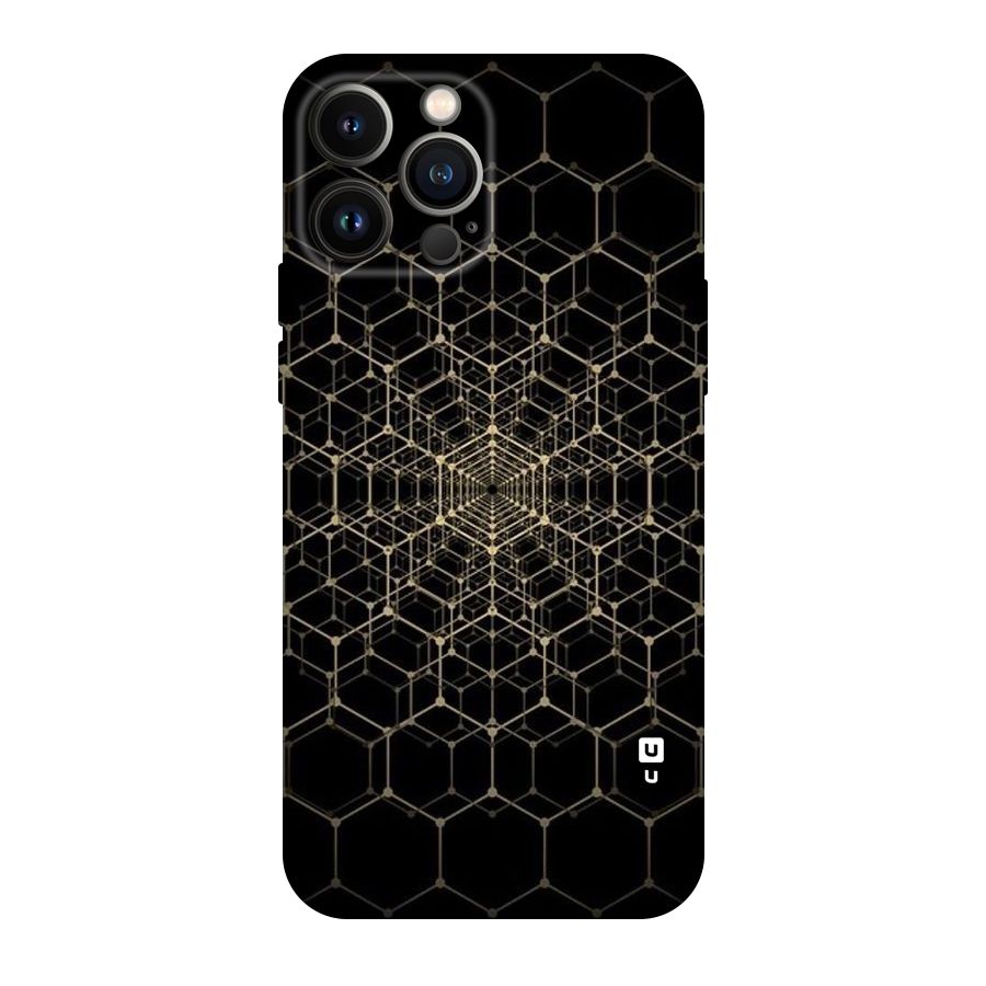 Gold Web Original Polycarbonate Back Case for iPhone 13 Pro Max