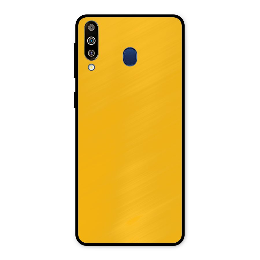 Gold Yellow Metal Back Case for Galaxy M30