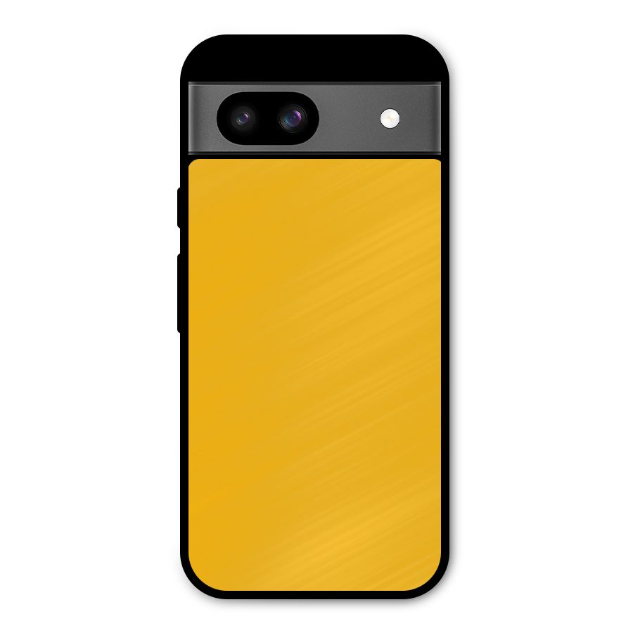 Gold Yellow Metal Back Case for Google Pixel 8a