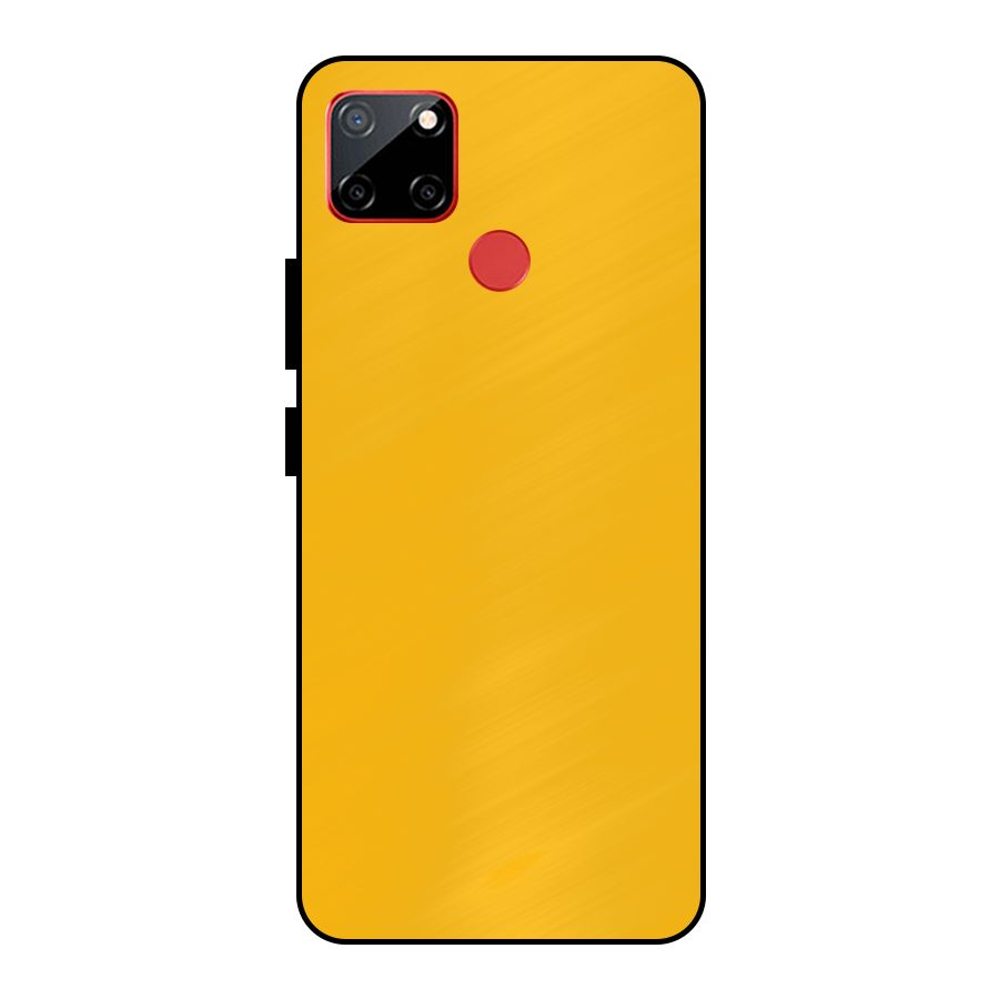 Gold Yellow Metal Back Case for Realme C12