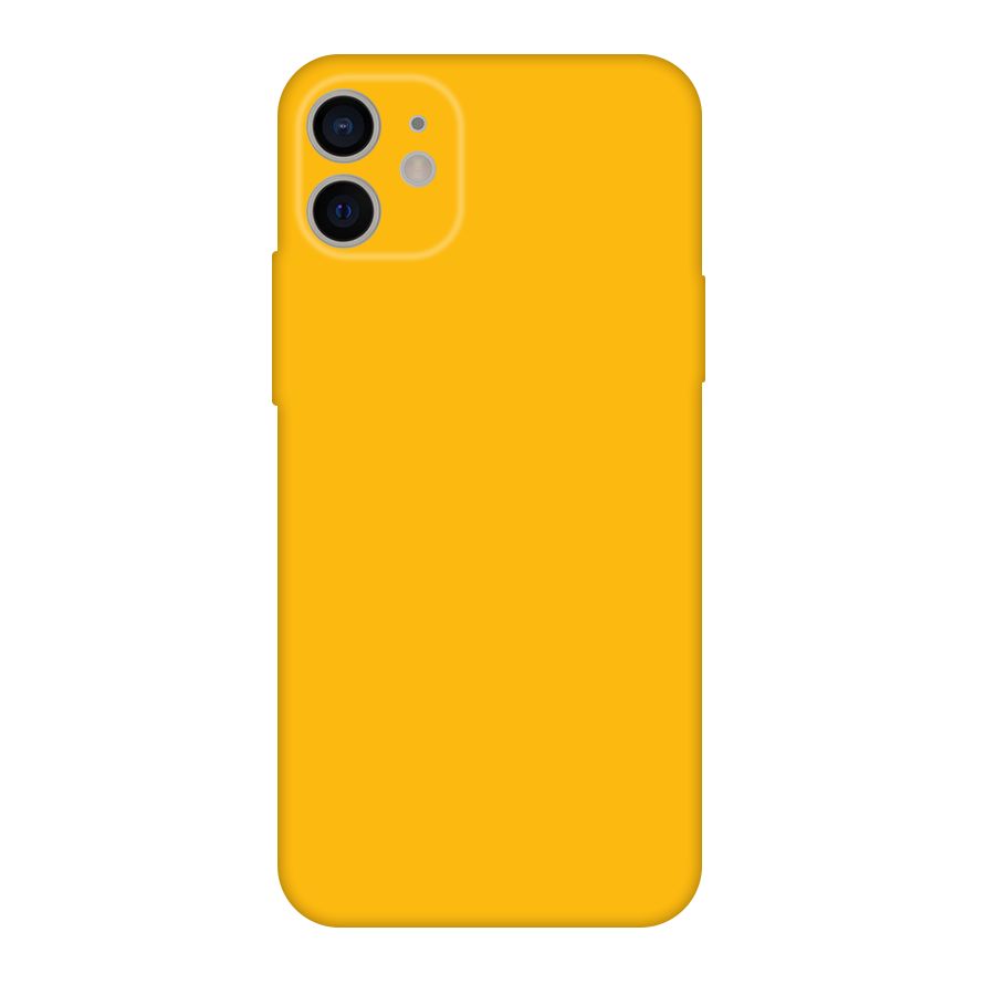 Gold Yellow Original Polycarbonate Back Case for iPhone 11