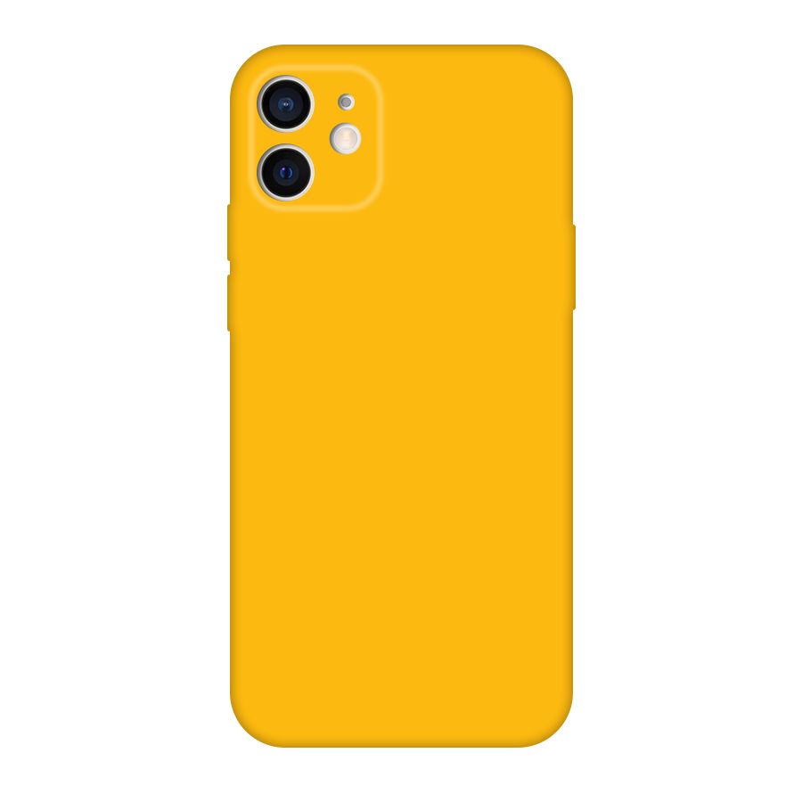 Gold Yellow Original Polycarbonate Back Case for iPhone 12