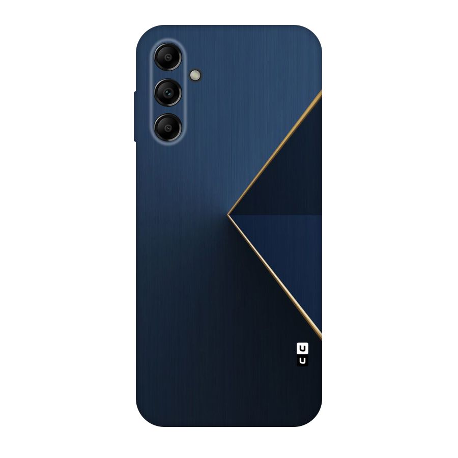 Golden Blue Triangle Original Polycarbonate Back Case for Galaxy A14 5G