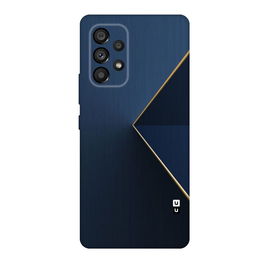 Golden Blue Triangle Original Polycarbonate Back Case for Galaxy A53 5G