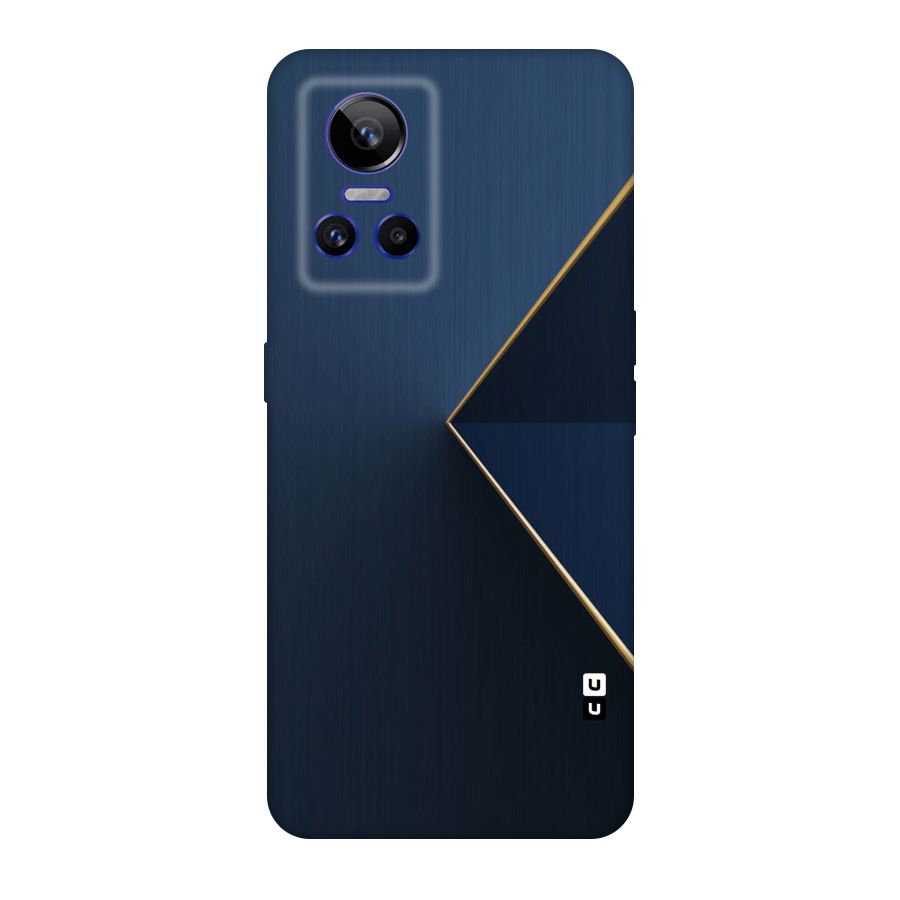 Golden Blue Triangle Original Polycarbonate Back Case for Realme GT Neo 3