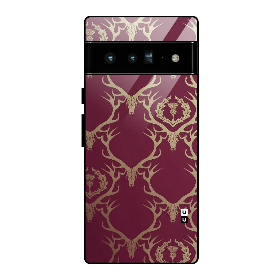 Golden Bull Design Glass Back Case for Google Pixel 6 Pro