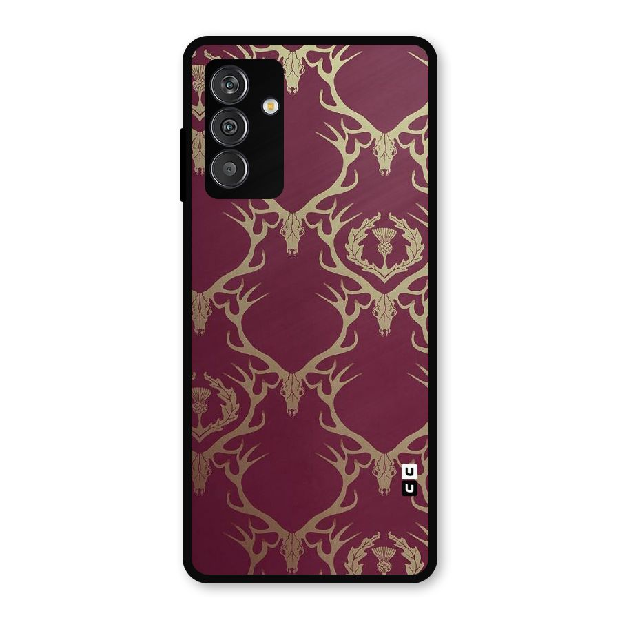 Golden Bull Design Metal Back Case for Galaxy F13