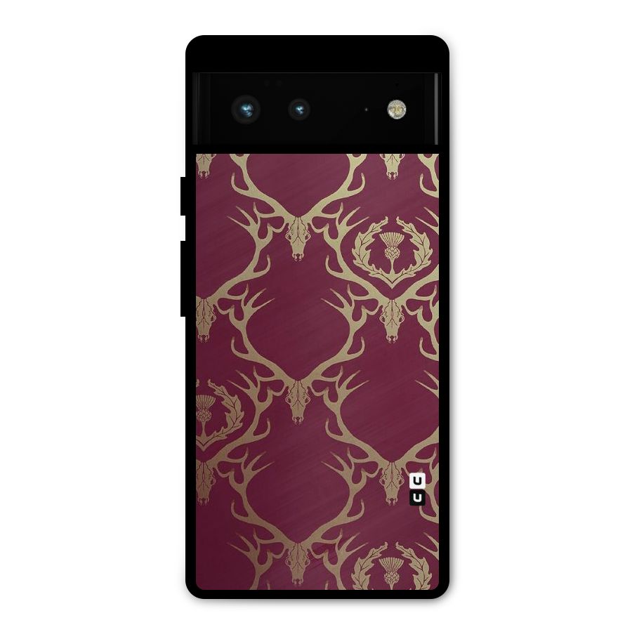 Golden Bull Design Metal Back Case for Google Pixel 6