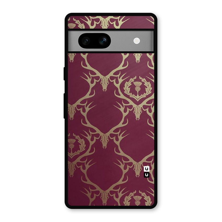 Golden Bull Design Metal Back Case for Google Pixel 7a
