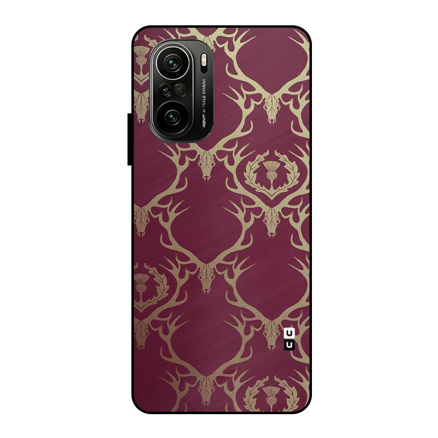 Golden Bull Design Metal Back Case for Mi 11x