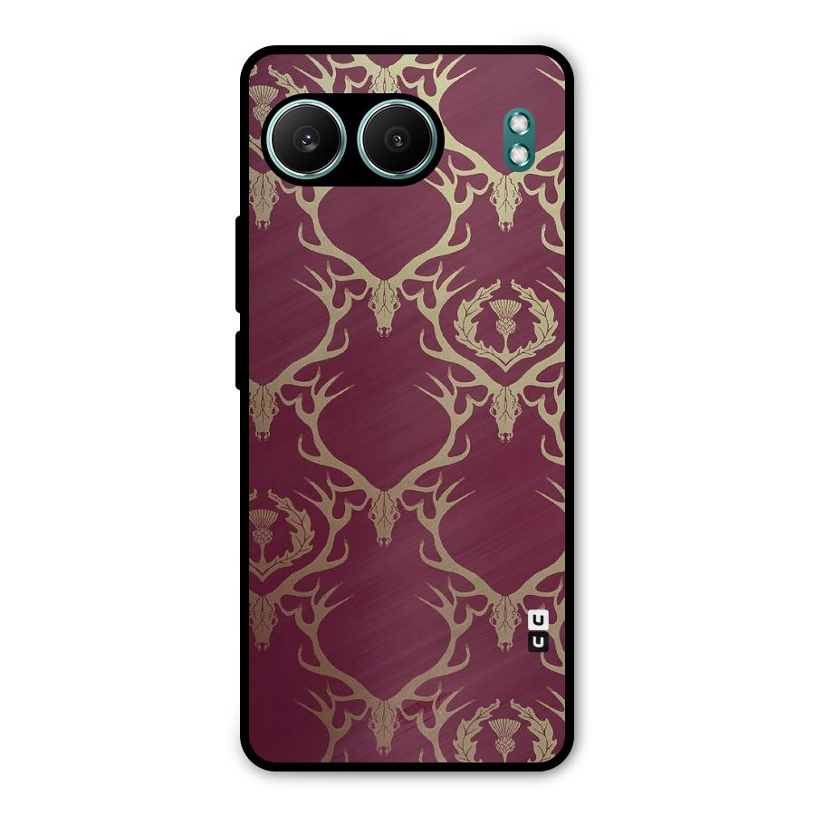 Golden Bull Design Metal Back Case for OnePlus Nord 4
