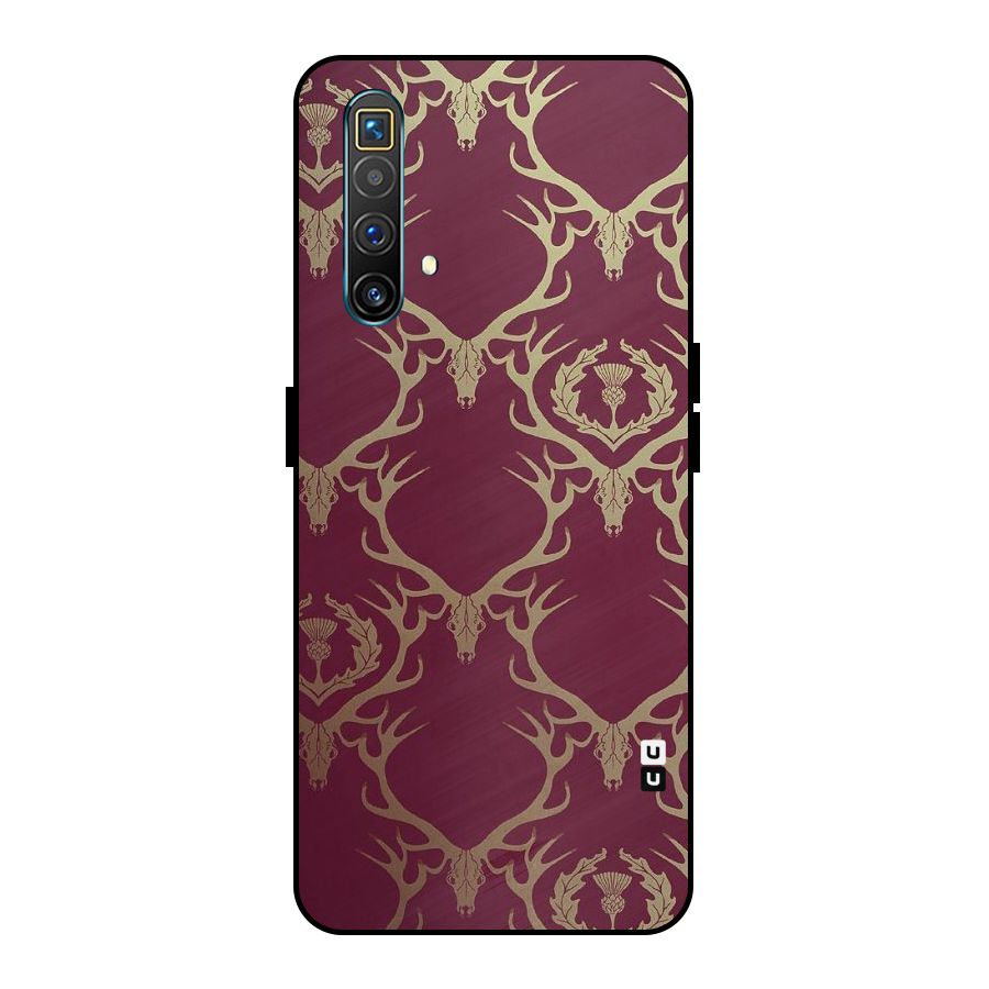 Golden Bull Design Metal Back Case for Realme X3 SuperZoom