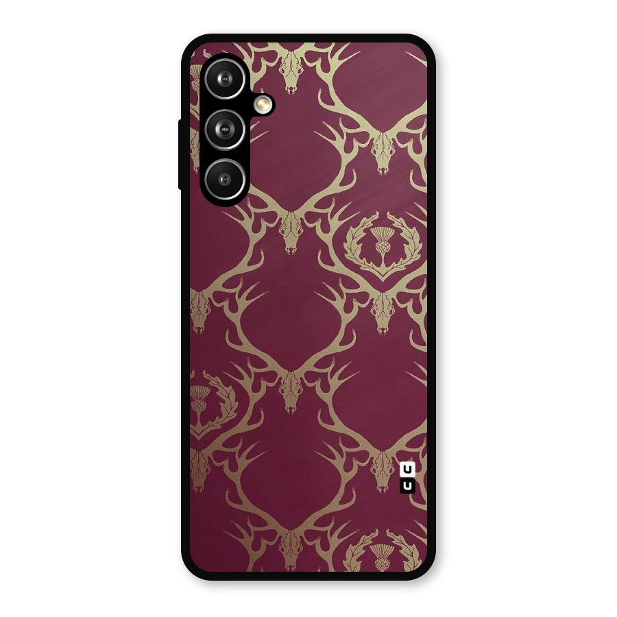 Golden Bull Design Metal Back Case for Samsung Galaxy M54