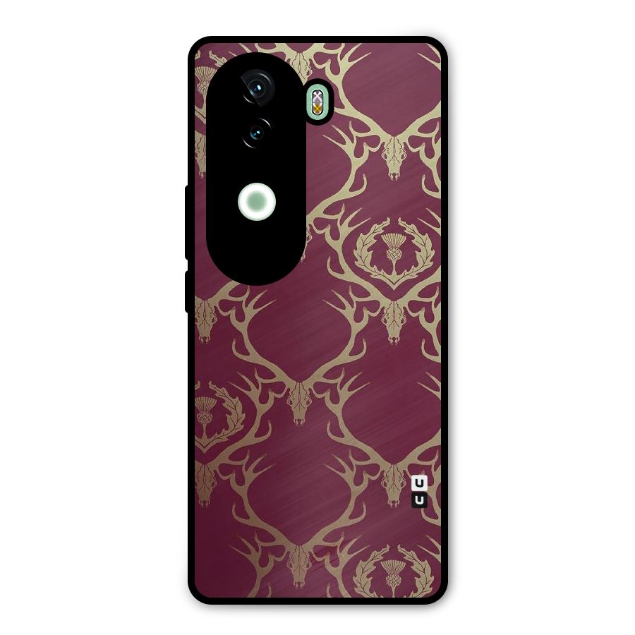 Golden Bull Design Metal Back Case for Vivo V40e