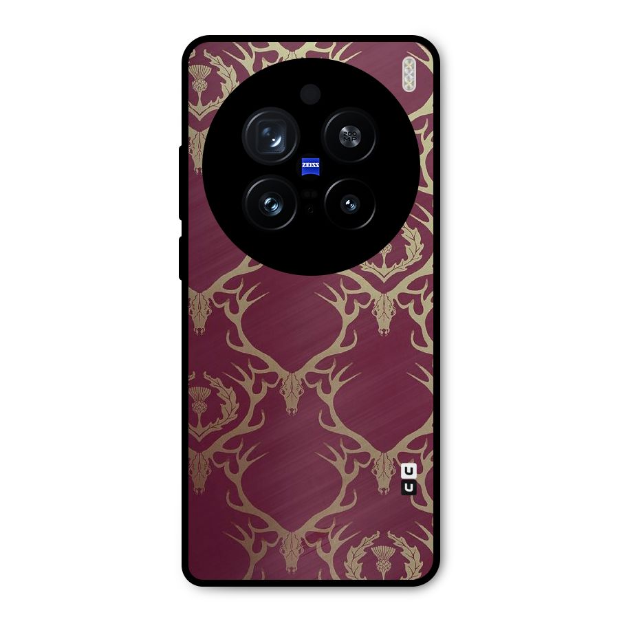 Golden Bull Design Metal Back Case for Vivo X200 Pro