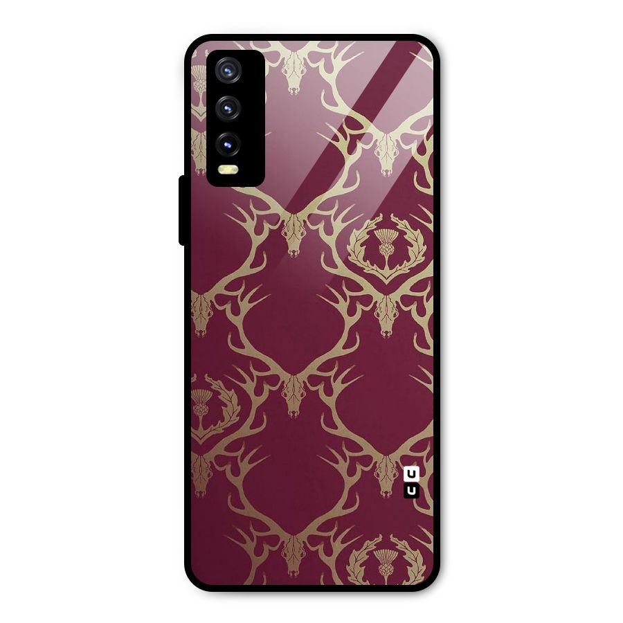 Golden Bull Design Metal Back Case for Vivo Y20