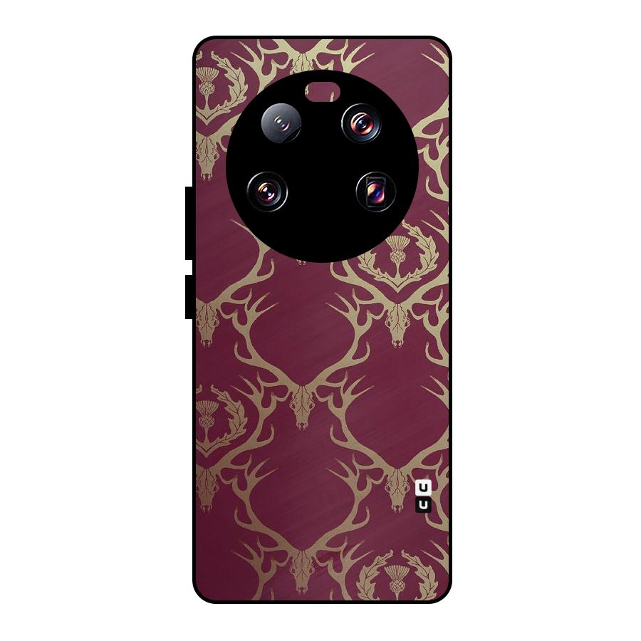 Golden Bull Design Metal Back Case for Xiaomi 13 Ultra