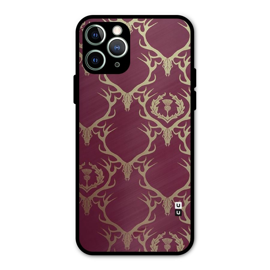 Golden Bull Design Metal Back Case for iPhone 11 Pro Max