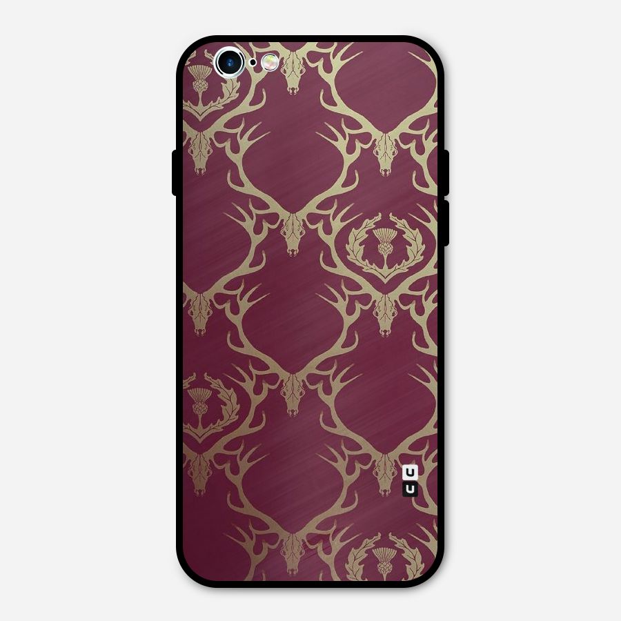 Golden Bull Design Metal Back Case for iPhone 6 6s