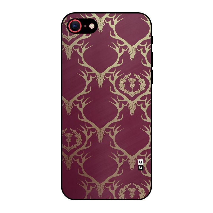Golden Bull Design Metal Back Case for iPhone 7