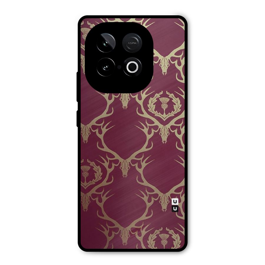 Golden Bull Design Metal Back Case for iQOO Neo 10