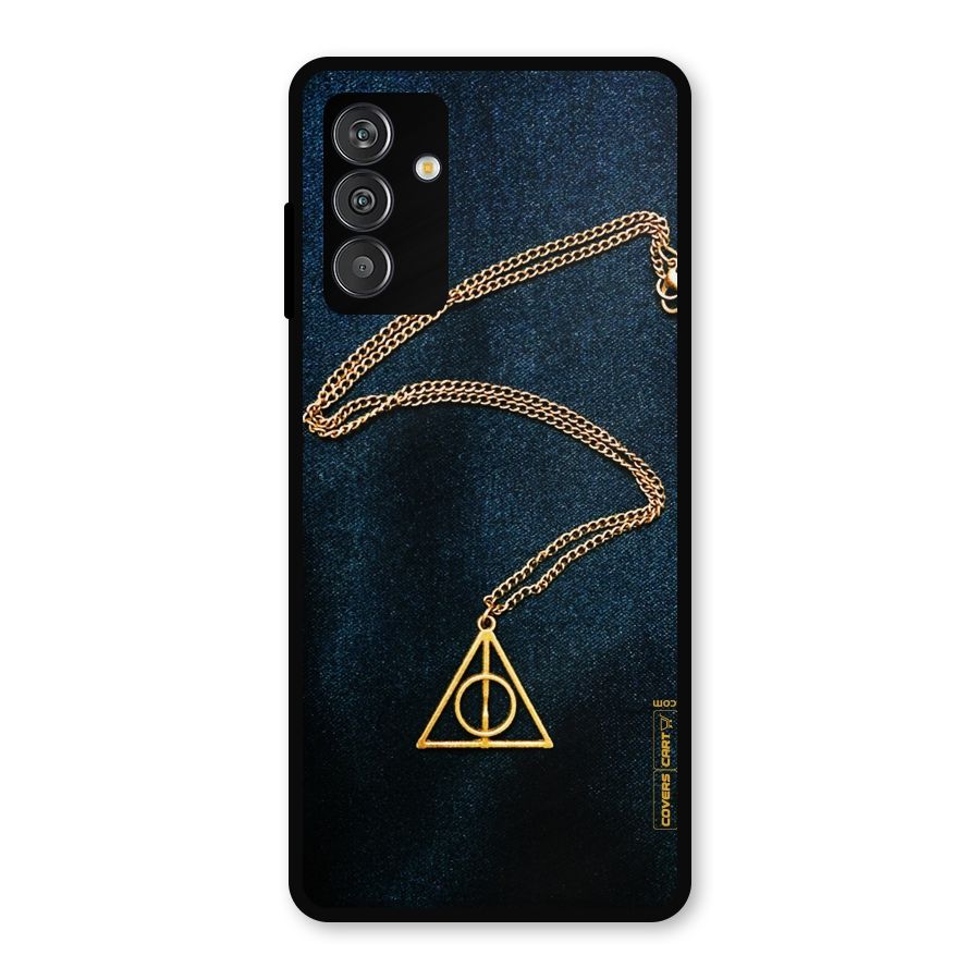 Golden Chain Metal Back Case for Galaxy F13