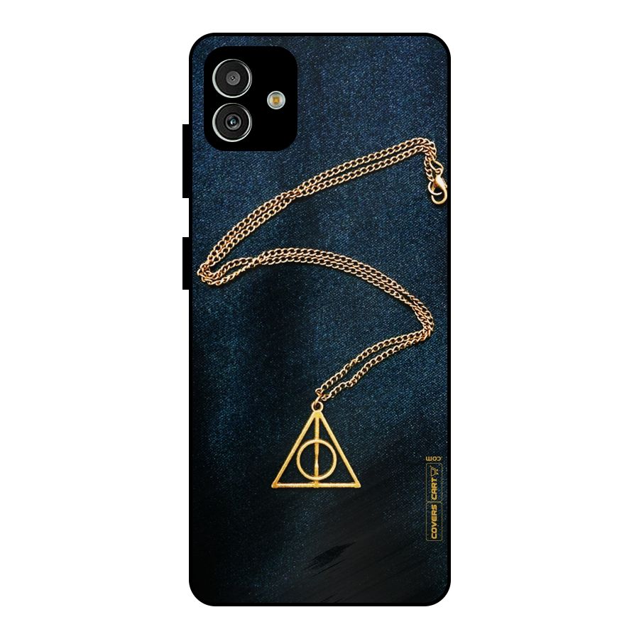 Golden Chain Metal Back Case for Galaxy M13 5G