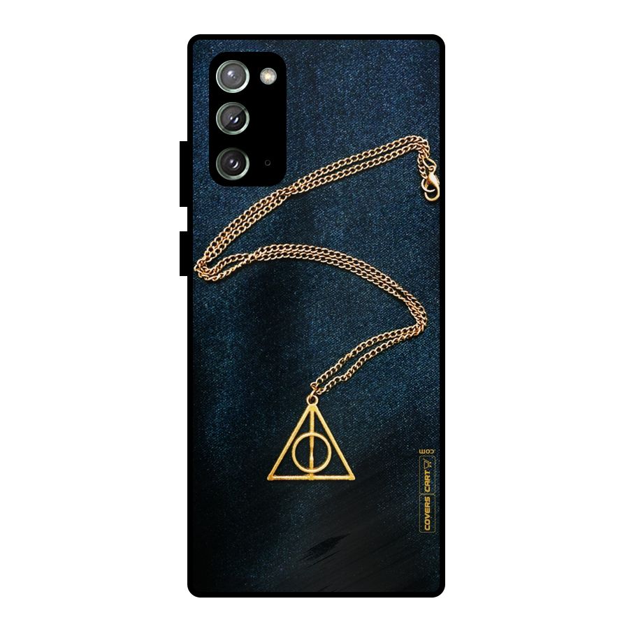 Golden Chain Metal Back Case for Galaxy Note 20