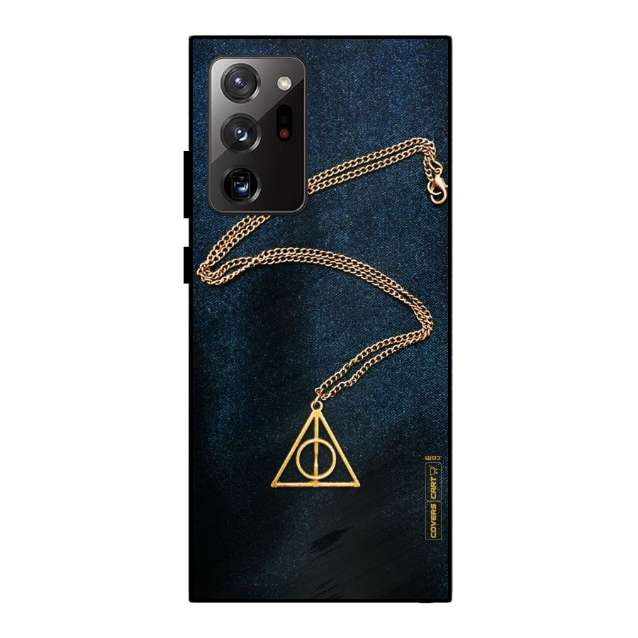 Golden Chain Metal Back Case for Galaxy Note 20 Ultra