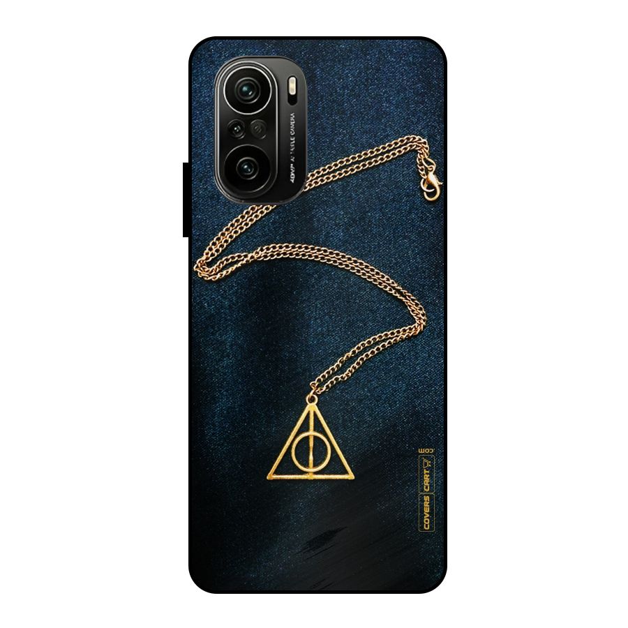 Golden Chain Metal Back Case for Mi 11X Pro